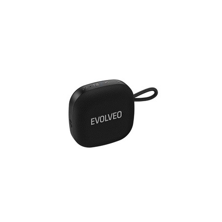 EVOLVEO TopSound, bezdrátový vodotěsný bluetooth reproduktor s rádiem, černý