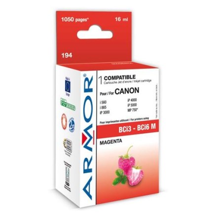 ARMOR ink-jet pro Canon BJC6000/8200 magenta, kompat. s BCI3M/6M k.č. 194