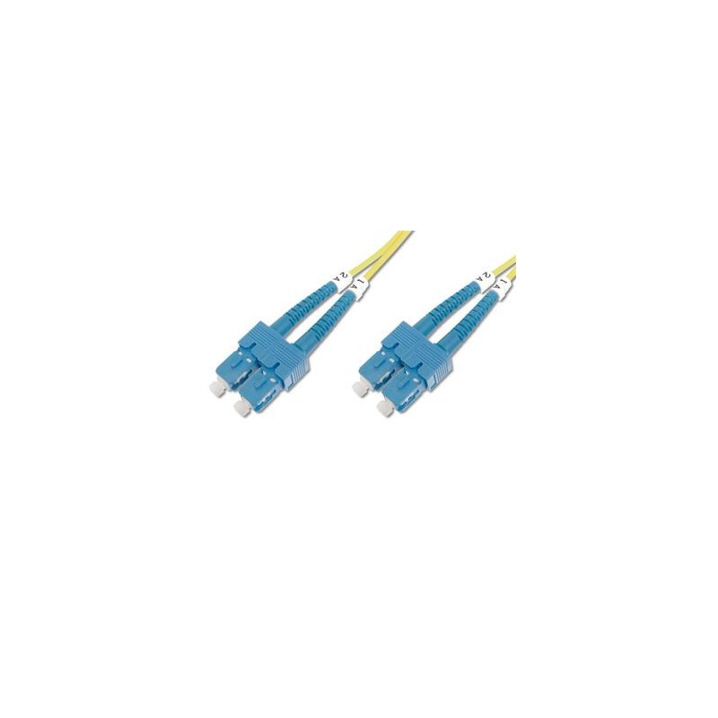 DIGITUS Fiber Optic Patch Cord, SC to SC Singlemode 09/125 µ, Duplex Length 3m