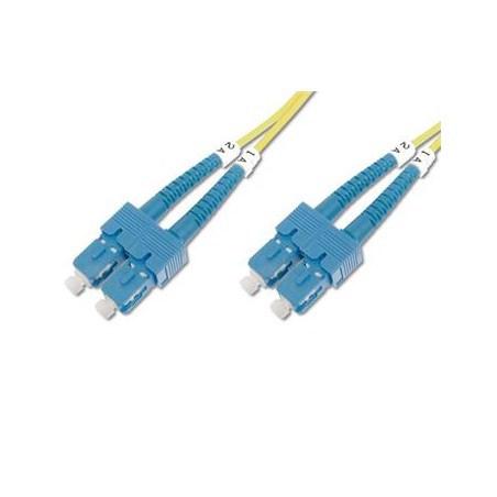 DIGITUS Fiber Optic Patch Cord, SC to SC Singlemode 09/125 µ, Duplex Length 3m