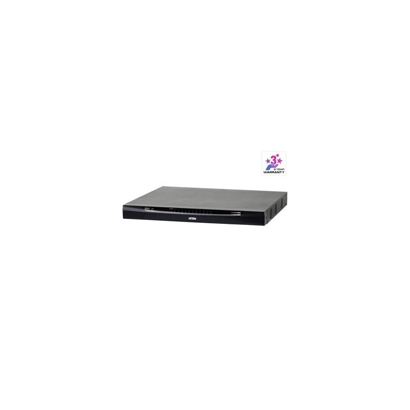 ATEN 24-port Cat5 KVM PS/2+USB, OSD, rack 19" 1 local / 2 remote už. KN2124V