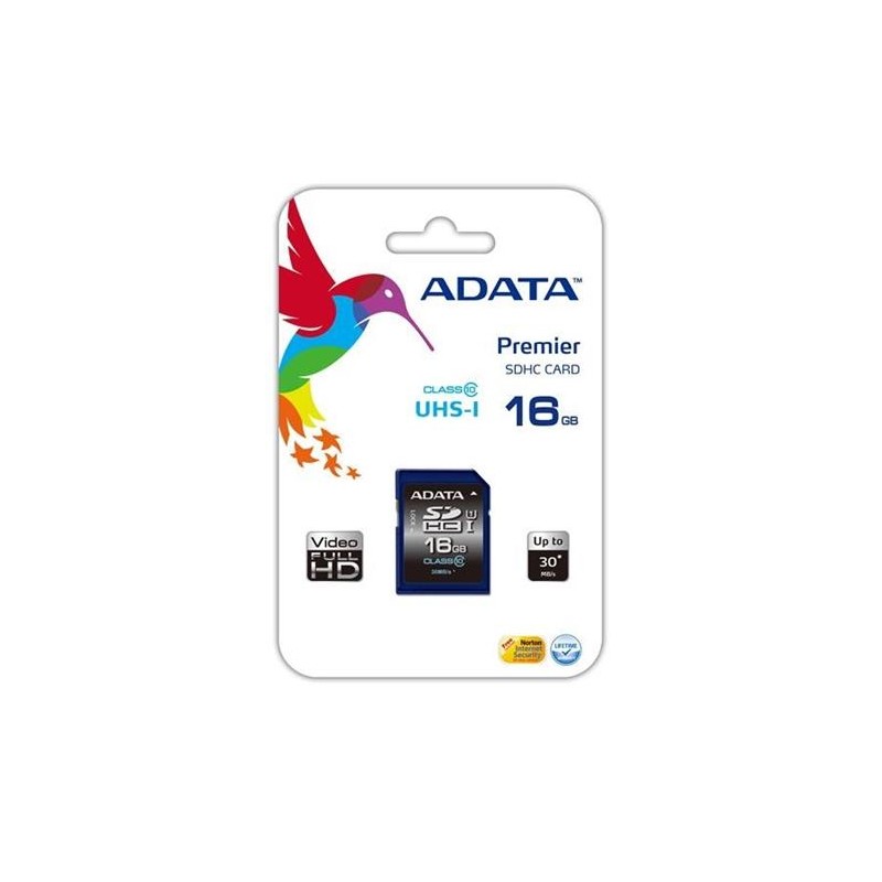 A-DATA 16GB SDHC UHS-1 paměťová karta Class 10