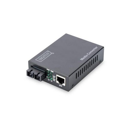 DIGITUS 10/100Base-TX to 100Base-FX Multimode Dual Fiber SC connector 2km