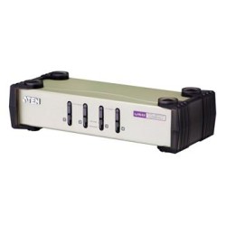 ATEN 4-port KVM PS/2+USB, 1.2m kabely
