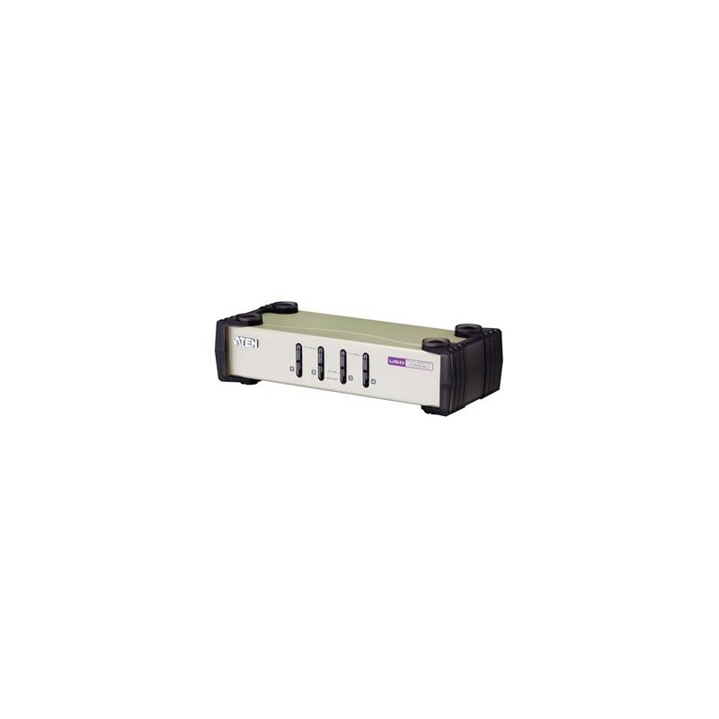 ATEN 4-port KVM PS/2+USB, 1.2m kabely