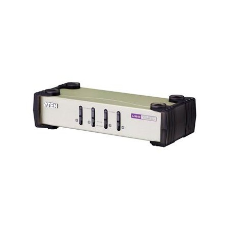 ATEN 4-port KVM PS/2+USB, 1.2m kabely