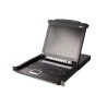 ATEN 8-Port KVM PS/2+USB, OSD, rack, 17" Slideaway LCD