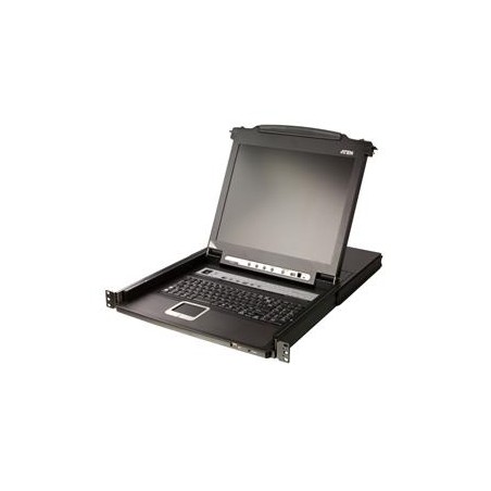 ATEN 16-Port KVM PS/2+USB, OSD, rack, 17" Slideaway LCD