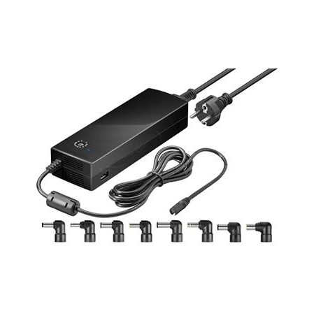 goobay Napájecí zdroj 134,5W pro notebook 230V na 12-24V Max.8.5A s USB