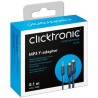 ClickTronic HQ OFC Y redukce Jack 3,5mm - 2x Cinch stereo, M/F, 10cm