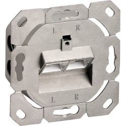 CAT 6a Class EA síťová zásuvka pod omítku 2x RJ45