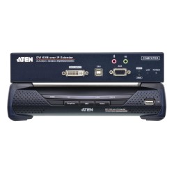 ATEN Zařízení pro ovládání DVI KVM OverNet, rack, RS-232, více počítačů, více ovládacích míst