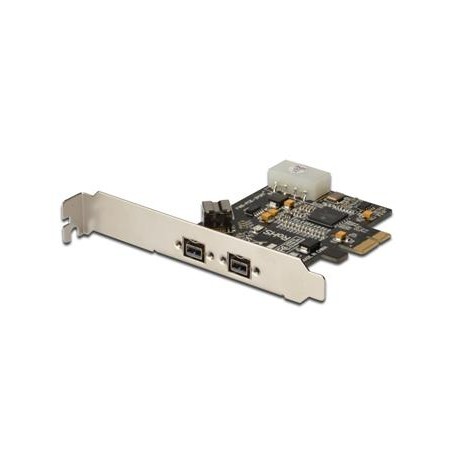 DIGITUS PCI Express Card, Firewire 800 1394b (2+1 porty 9pin)