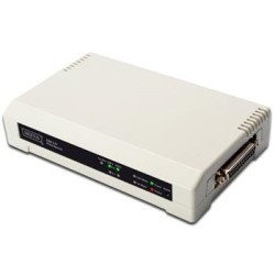 DIGITUS Print server,3 Portový, 2xUSB2.0, 1xCanon 25F, 1xLAN RJ45