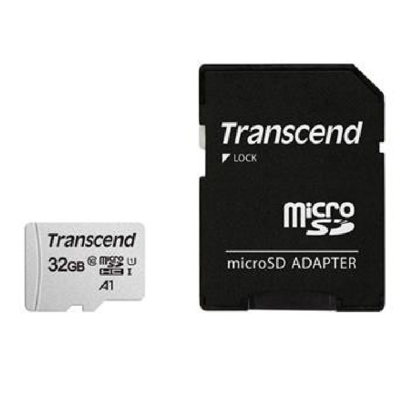 Transcend 300S microSDHC UHS-I U1 32 GB + adaptér