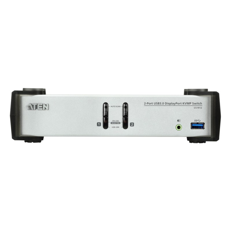 ATEN 2-port DisplayPort KVMP USB3.0, audio
