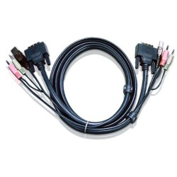 ATEN KVM DVI-I, audio sdružený kabel k CS-1642A/1762A/1782A/1788/1768 USB, 2m