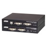 ATEN Extender PC-konzole DVI, DualView, HDBaseT 2.0, USB, RS-232, audio, 1920 x 1200 bodů/100m