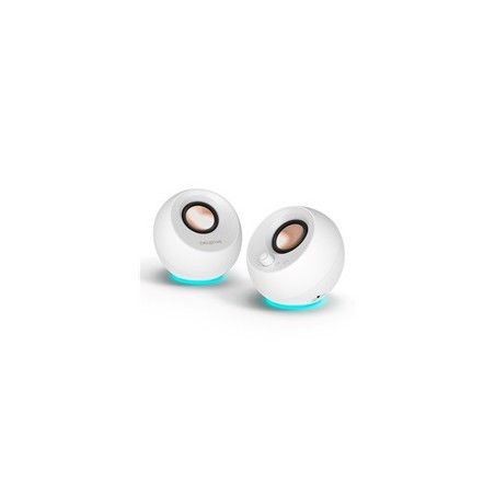 Creative repro Pebble Pro - mobilní reproduktor - bílý