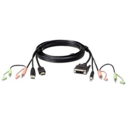 ATEN KVM HDMI-DVI sdružený kabel s audiem k CE, CS-1762/4 USB, 1.8m