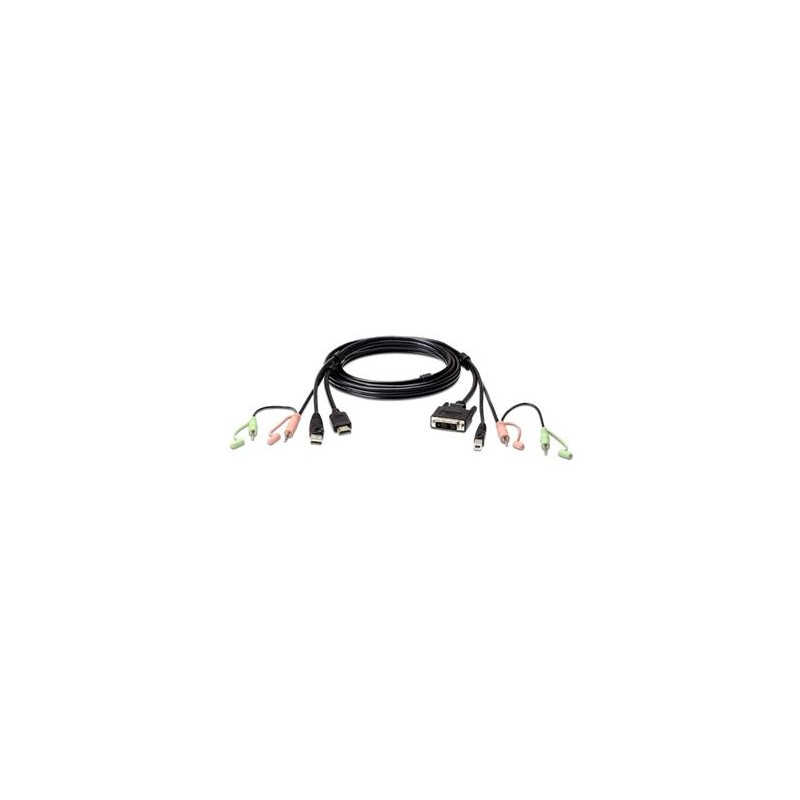 ATEN KVM HDMI-DVI sdružený kabel s audiem k CE, CS-1762/4 USB, 1.8m