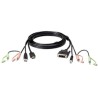ATEN KVM HDMI-DVI sdružený kabel s audiem k CE, CS-1762/4 USB, 1.8m