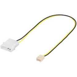 PremiumCord Kabel napájecí pro ventilátor z konektoru MOLEX 5,25" na TX 3pin