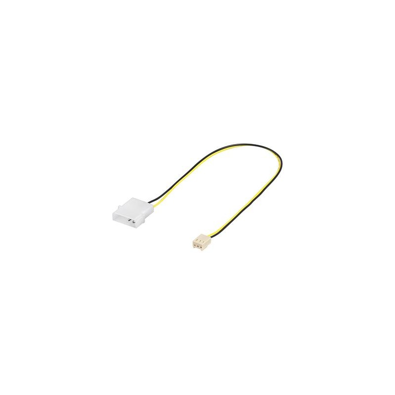 PremiumCord Kabel napájecí pro ventilátor z konektoru MOLEX 5,25" na TX 3pin