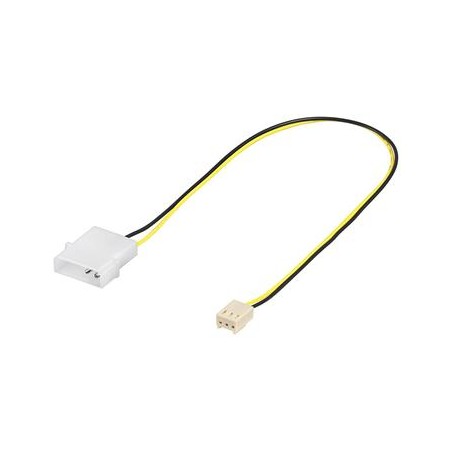 PremiumCord Kabel napájecí pro ventilátor z konektoru MOLEX 5,25" na TX 3pin