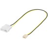 PremiumCord Kabel napájecí pro ventilátor z konektoru MOLEX 5,25" na TX 3pin