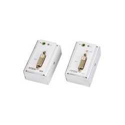 ATEN DVI Extender do 60m po Cat5 kabelu, montáž na stěnu, ekvalizace