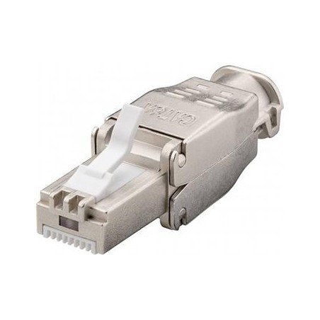 Konektor RJ45 8pinů CAT6A stíněný - montáž bez nástroje