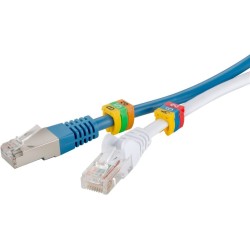 goobay Označovací klipy na kabel do průměru 3,8-5,9mm, písmena A,B,C