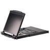 ATEN 16-port KVM PS/2+USB, OSD, dual rail rack, 19" LCD, touchpad, klávesnice