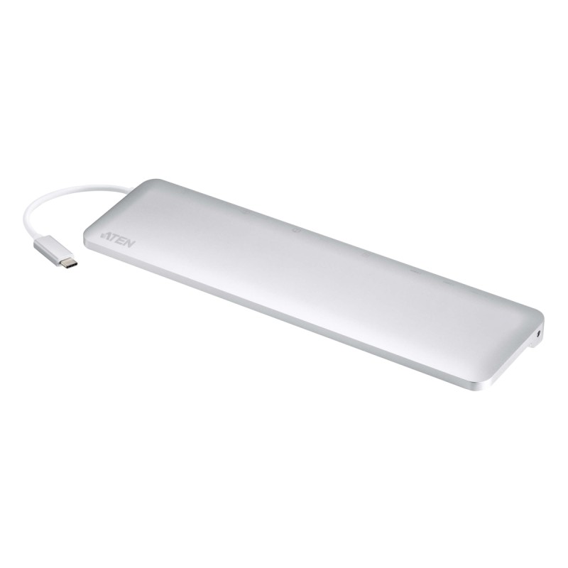 ATEN USB-C Multiportová dokovací stanice DP, HDMI, VGA, RJ45, Audio, čtečka, PD