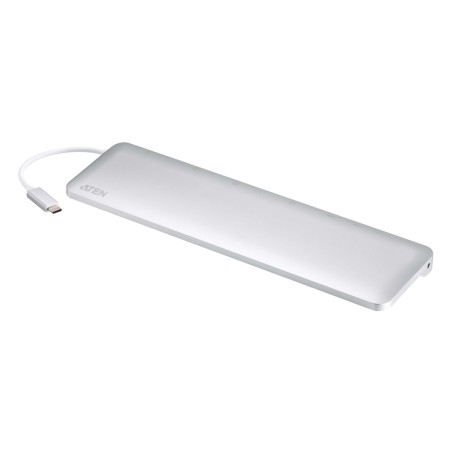 ATEN USB-C Multiportová dokovací stanice DP, HDMI, VGA, RJ45, Audio, čtečka, PD