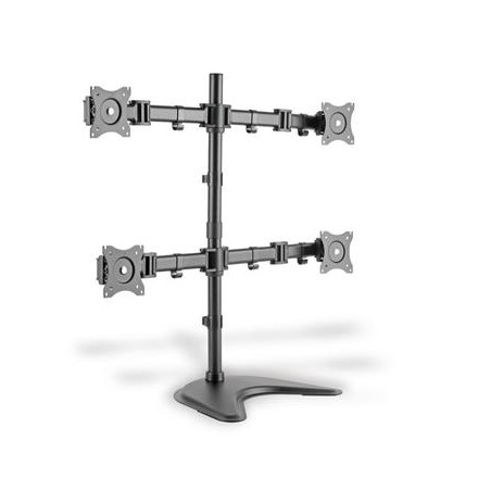 DIGITUS LCD otočný držák pro čtyři monitory na stůl do 69cm (27")