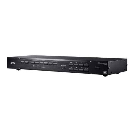 ATEN 9x2 port 4K HDMI matrix přepínač a prezentér, audio procesor, A/D kovertor