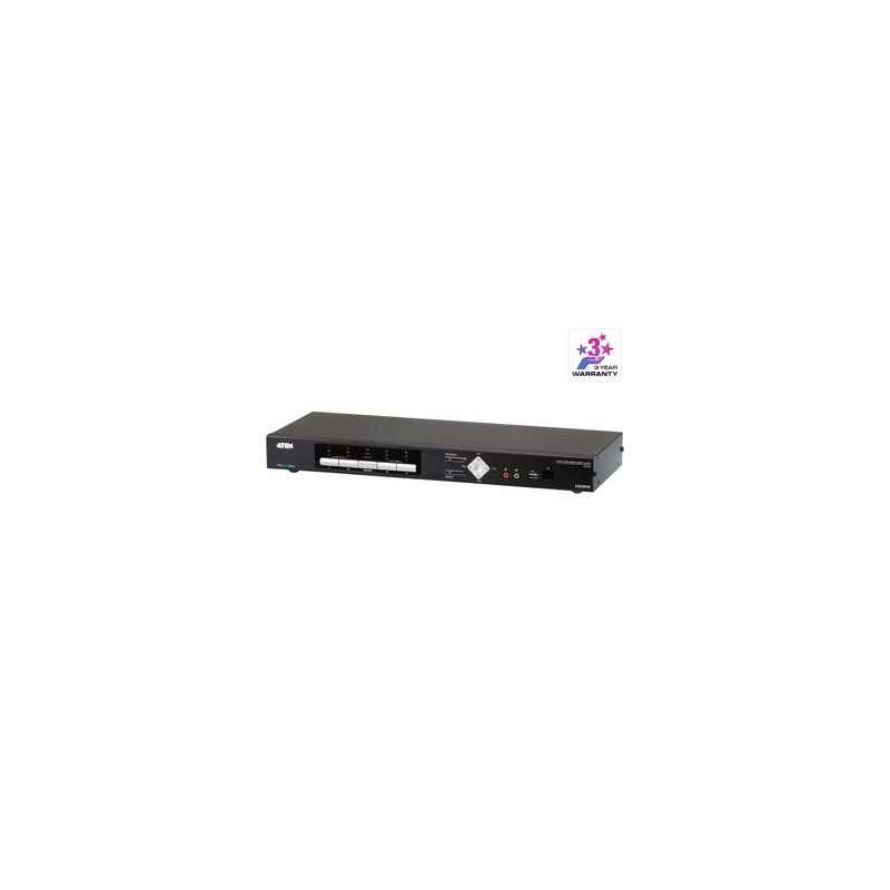 ATEN 4-port 4K HDMI KVMP USB přepínač, usb hub, audio, PIP, RS232, DO