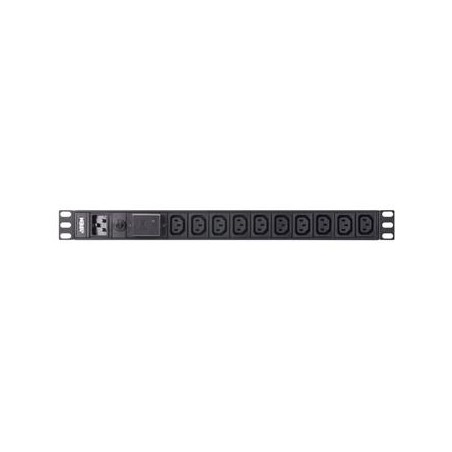 ATEN Základní napájecí jednotka 10x IEC320 C13, 1x IEC320 C20 vstup, 1U, 16A