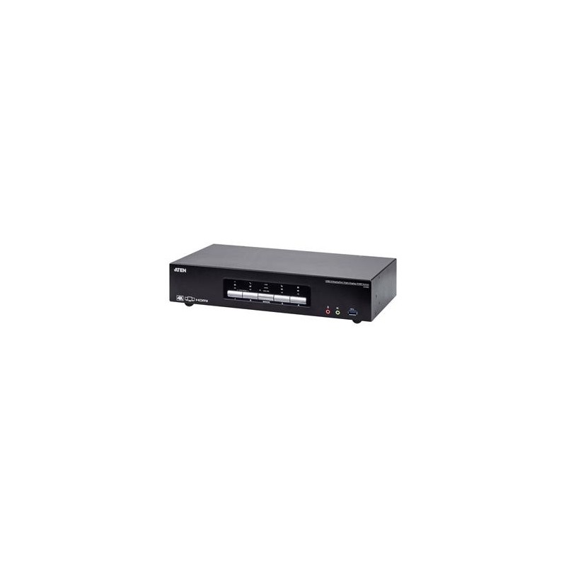 ATEN 4-port 4K Triple DisplayPort KVMP USB3.0, audio