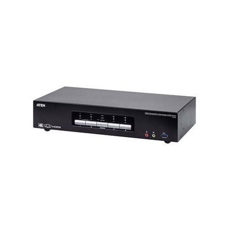 ATEN 4-port 4K Triple DisplayPort KVMP USB3.0, audio