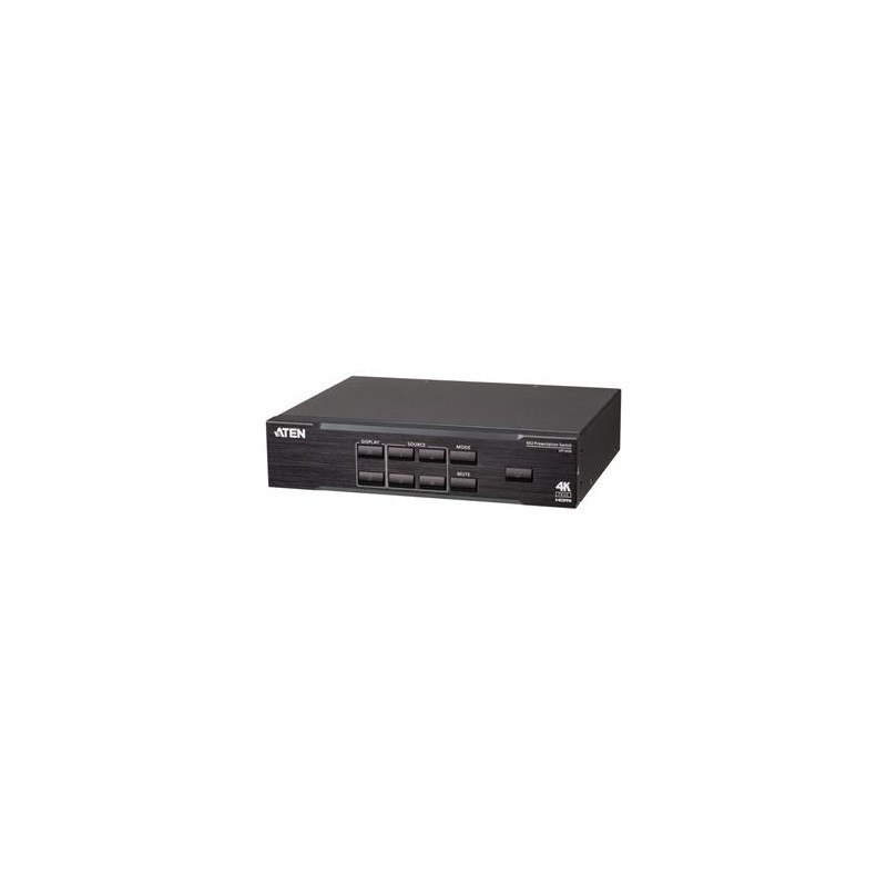 ATEN 4x2 port 4K HDMI matrix přepínač a prezentér, konvertor