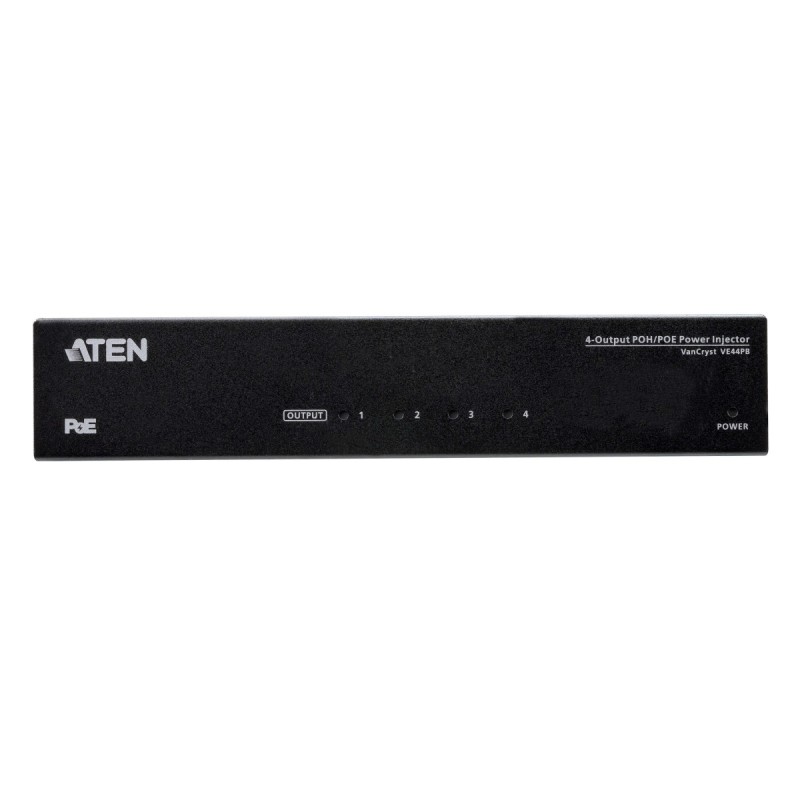 ATEN 4-port PoH/Poe injector pro VE-2812/1812R/802R/VK112
