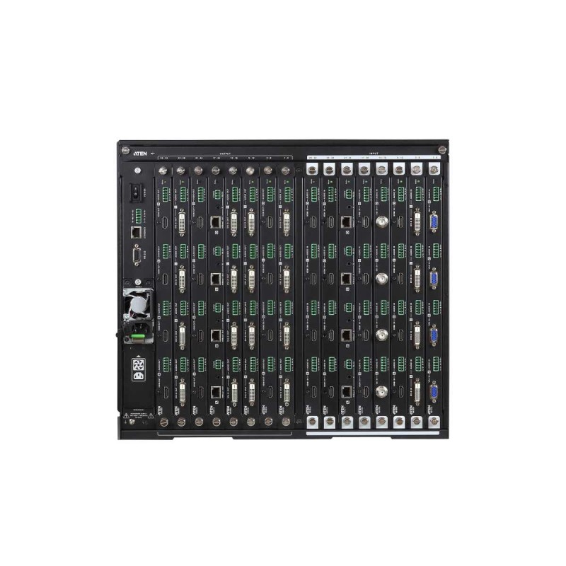 ATEN 32x32 Modulární matrixový přepínač HDMI/DP/DVI/VGA/3G.. základové šasí, 4K