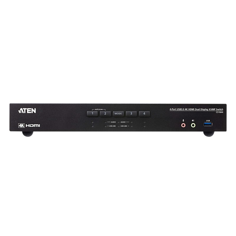 ATEN 4-port USB3.0 4K HDMI Dual Display KVMP přepínač
