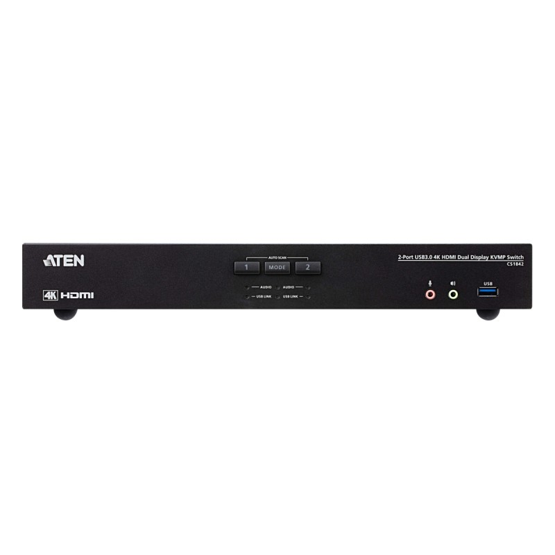 ATEN 2-port USB3.0 4K HDMI Dual Display KVMP přepínač