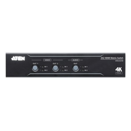 ATEN 2x2 port True 4K HDMI matrix přepínač s oddělením audia