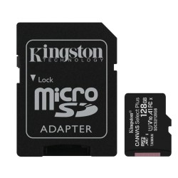 Kingston 128GB Micro SDXC Canvas Select 100MB/s UHS-I + adaptér