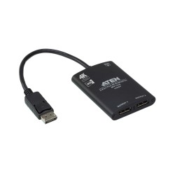 ATEN 2 port True 4K DisplayPort rozbočovač a MST hub